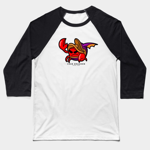 Crab Dragoon Baseball T-Shirt by Johnitees